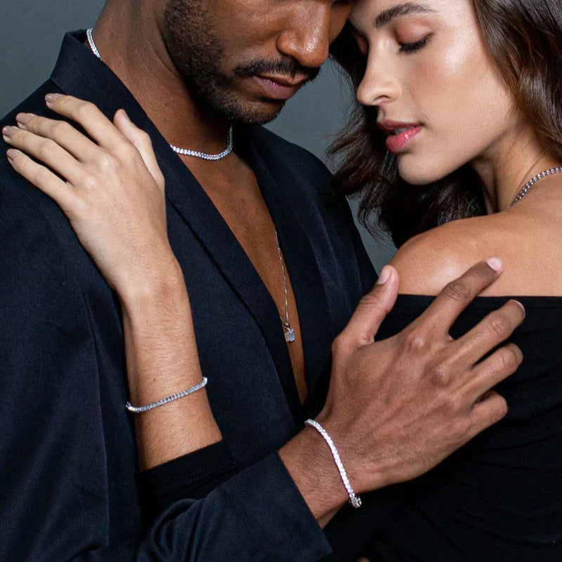 Geflochtenes Armband – Polarweiß